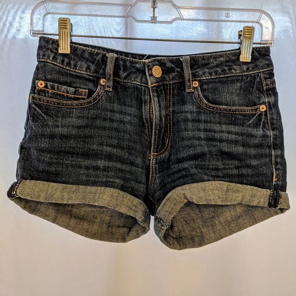 Garage Blue Jean Shorts - Picture 1 of 5